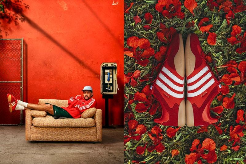 adidas Originals x バッド・バニーの Ballerina より新色としてビビッドレッドが登場