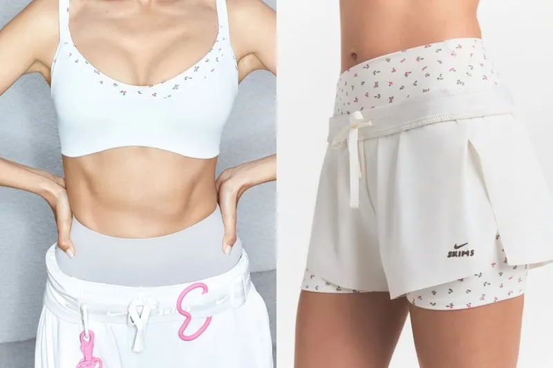 不想跟別人的運動服撞衫！Nike x SKIMS 碎花系列，這可能是今年最有氣質的聯名